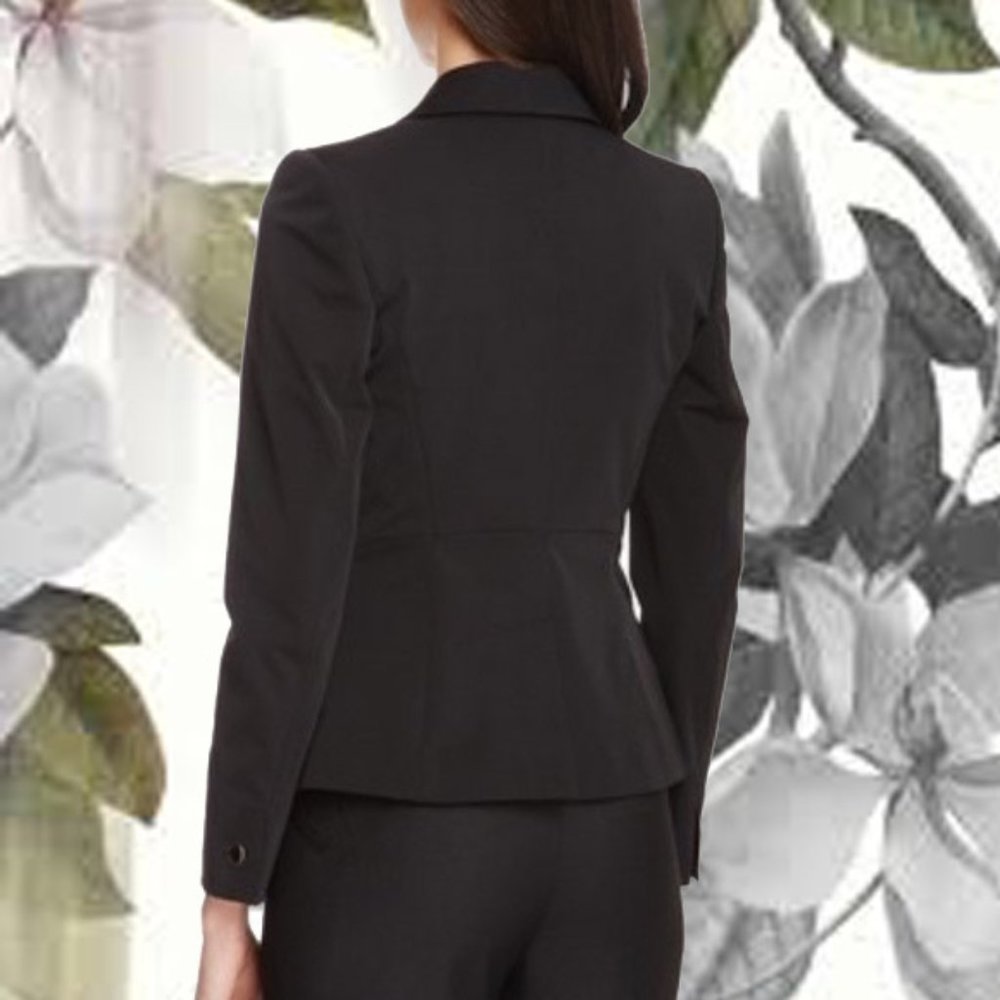 Ted Baker Heila Curved Seam Suit Blazer Black - Picture 3 of 6